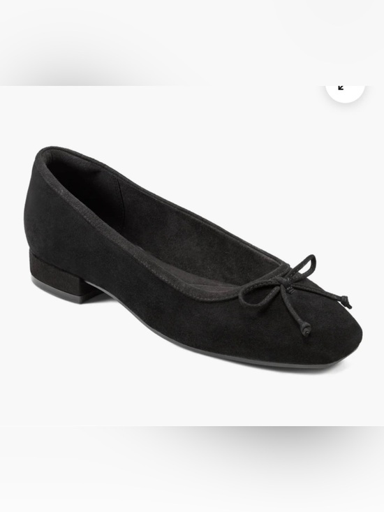Rockport Shoes - Rockport Sadie Black Suede Low Heel Flats 9M